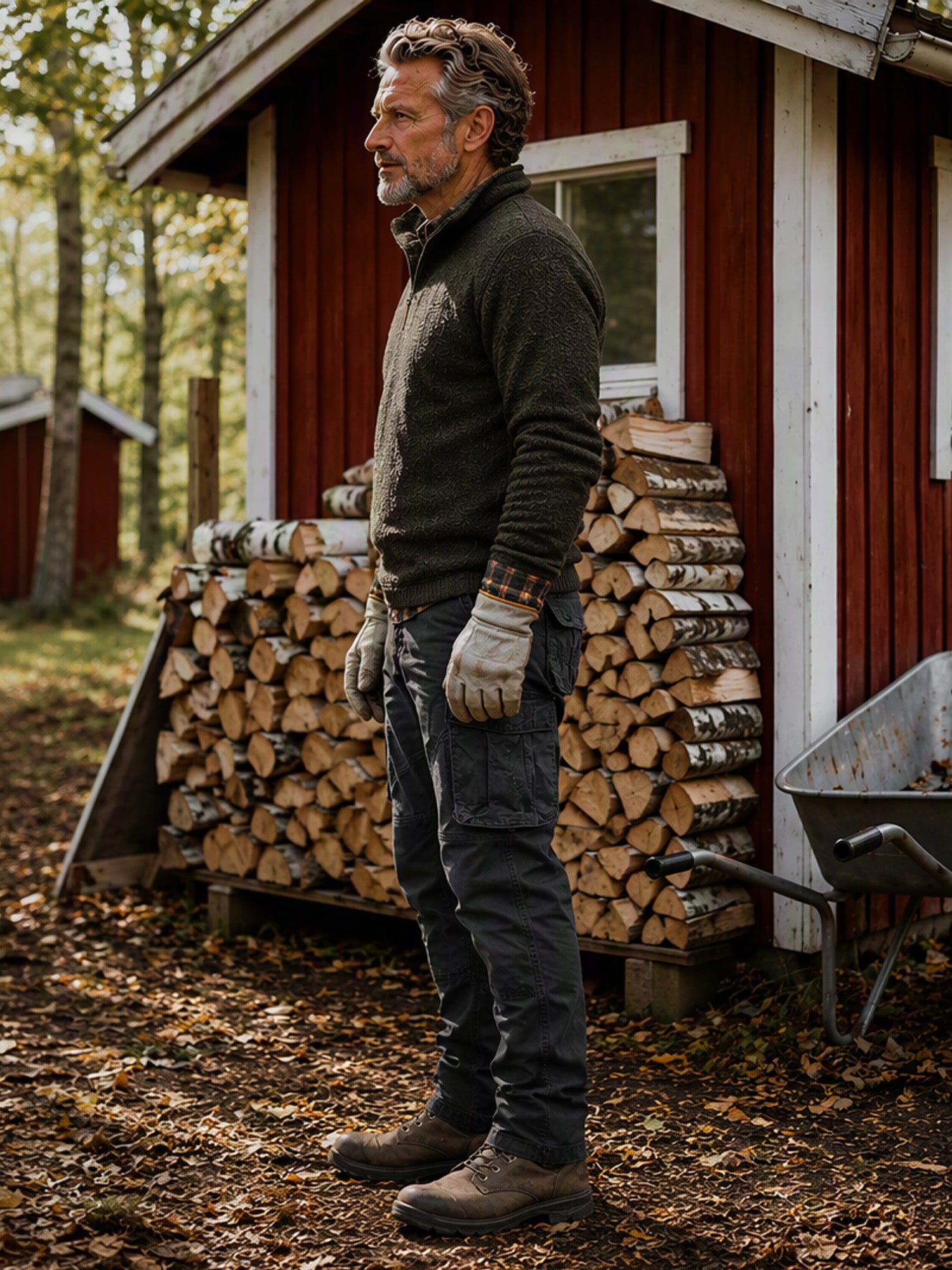 Bästsäljare🔥 👖 Taktiska cargoarbetsbyxor för män – slitstarka med fickor