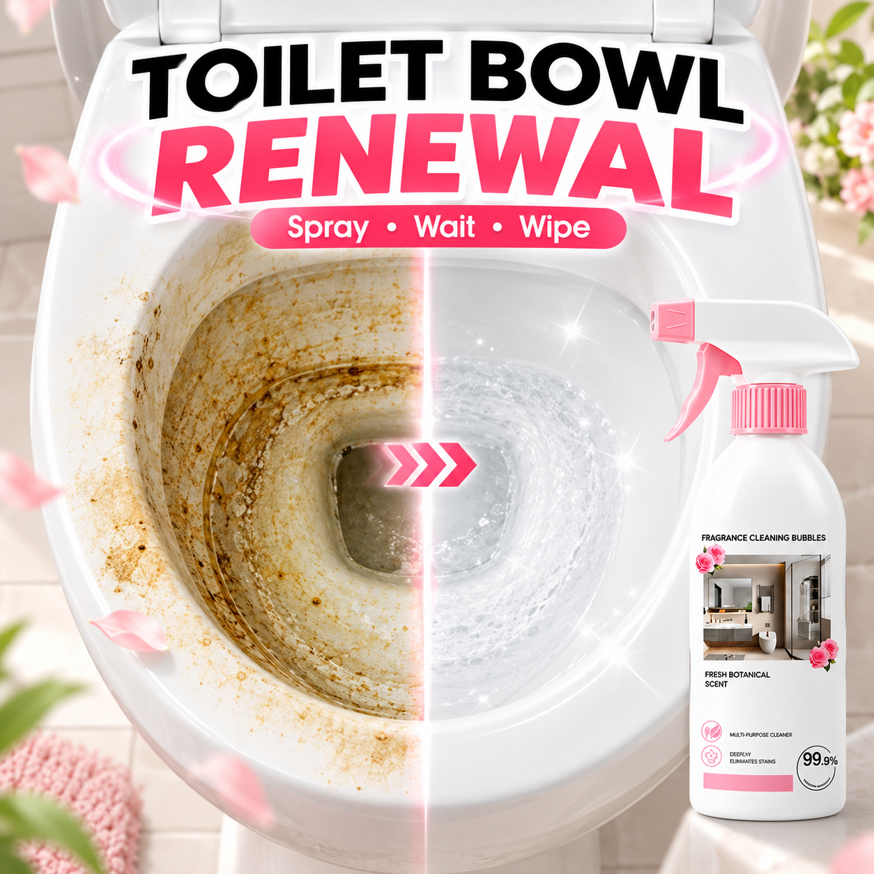 ⏳Time-Limited Special⏰Multi-Purpose Bathroom Cleaner Spray