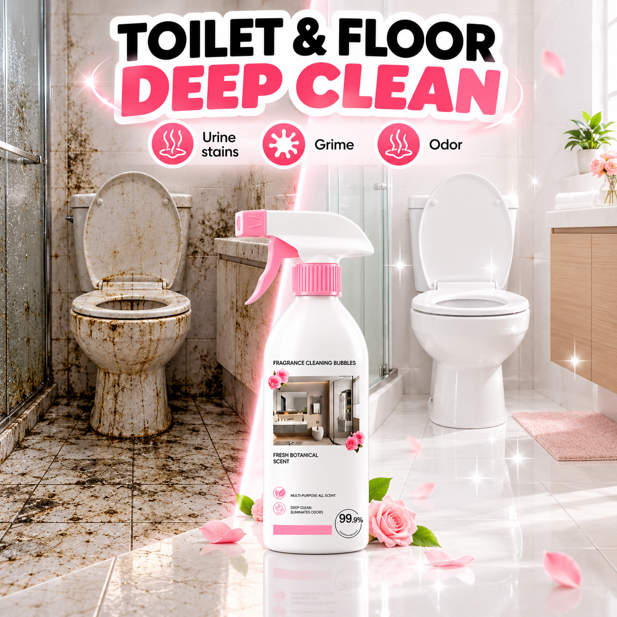 ⏳Time-Limited Special⏰Multi-Purpose Bathroom Cleaner Spray