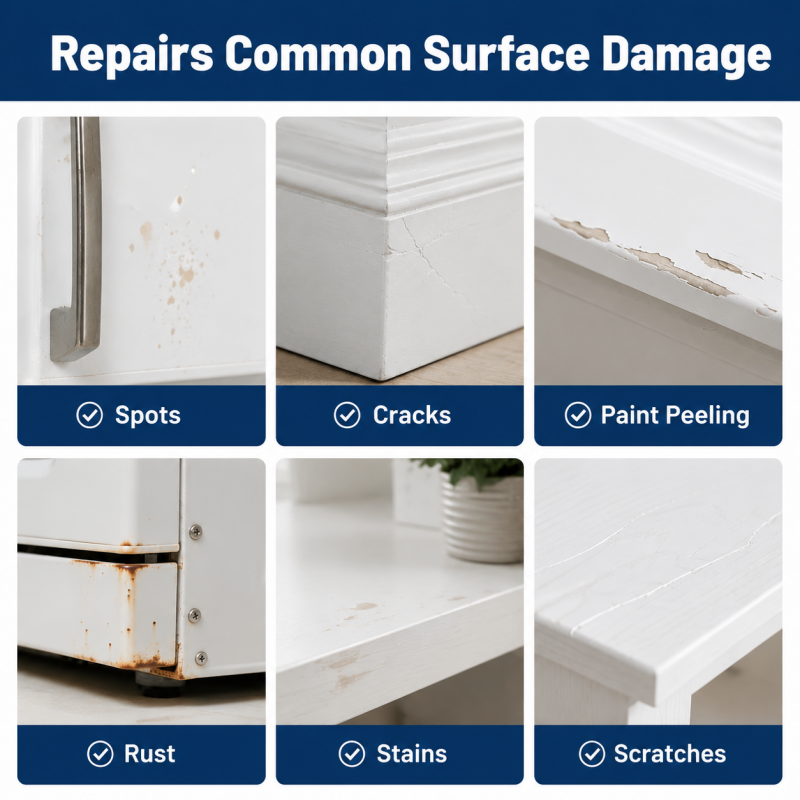 White Furniture Touch-Up Paste