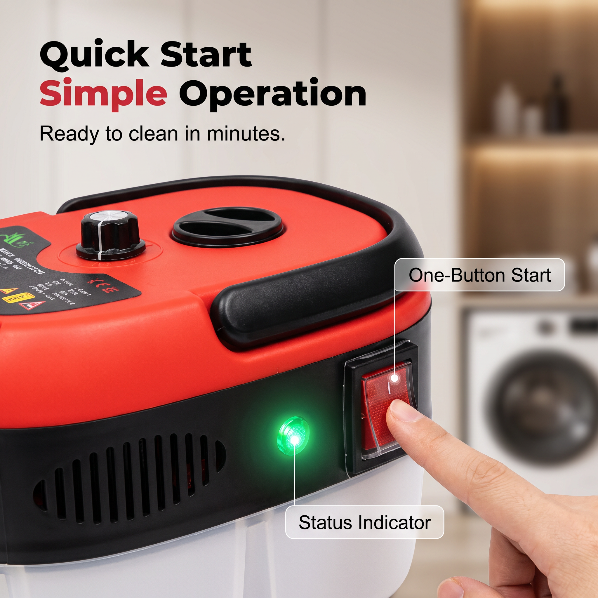 Professional High-Pressure Steam Cleaner for Home & Auto