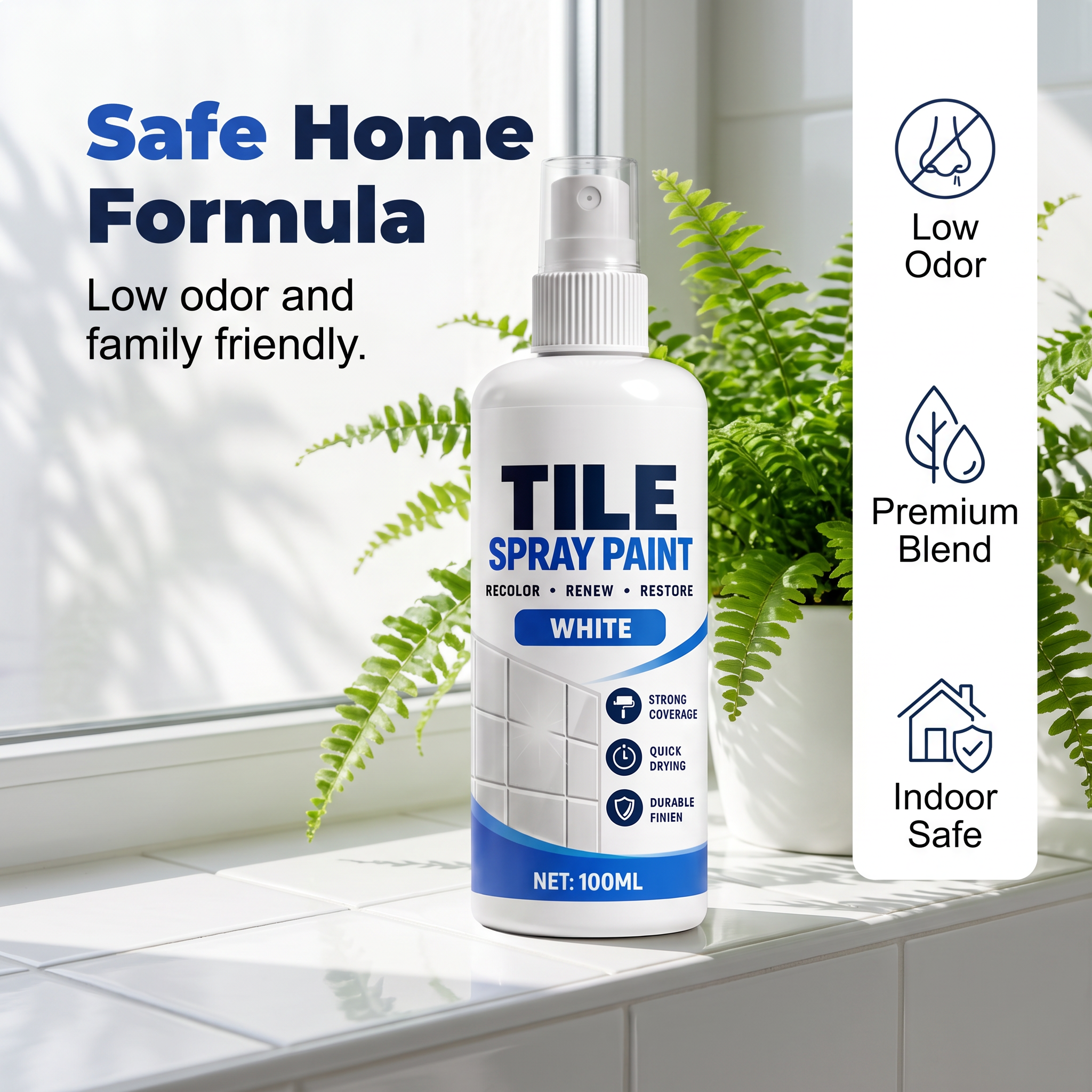 🎨 Tile Renewal Spray Paint | 100ml 3 Colors