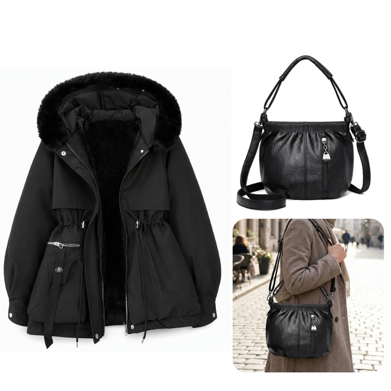 Women's Winter Faux Fur Padded Parka