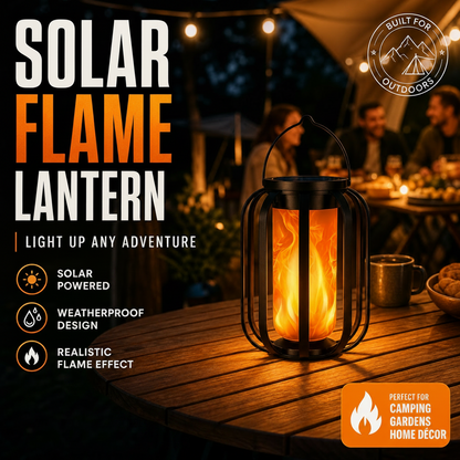 🔥🏮Must-have item for warm ambient vibes！✨️Solar Flickering Flame Lantern