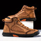 💥high quality hand-sewn comfortable flat men's boots