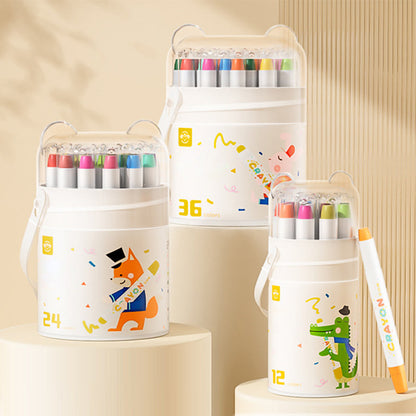 Silky Washable Crayons Set for Kids