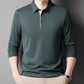 Men's Thickened Warm Lapel Long Sleeve Shirt