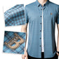 🌈2025 New-👍Men's Casual Plaid Short Sleeve Shirt