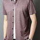 🌈2025 New-👍Men's Casual Plaid Short Sleeve Shirt