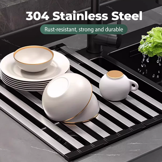 Durable Rust-Proof Folding Sink Drain Rack