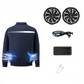 Men's Cooling Outdoor Jacket with Built-in Fans