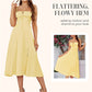 Women's Elegant Lace-Up Dress with Side Slit