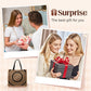 Women's Linen Printed Large Capacity Shoulder Bag