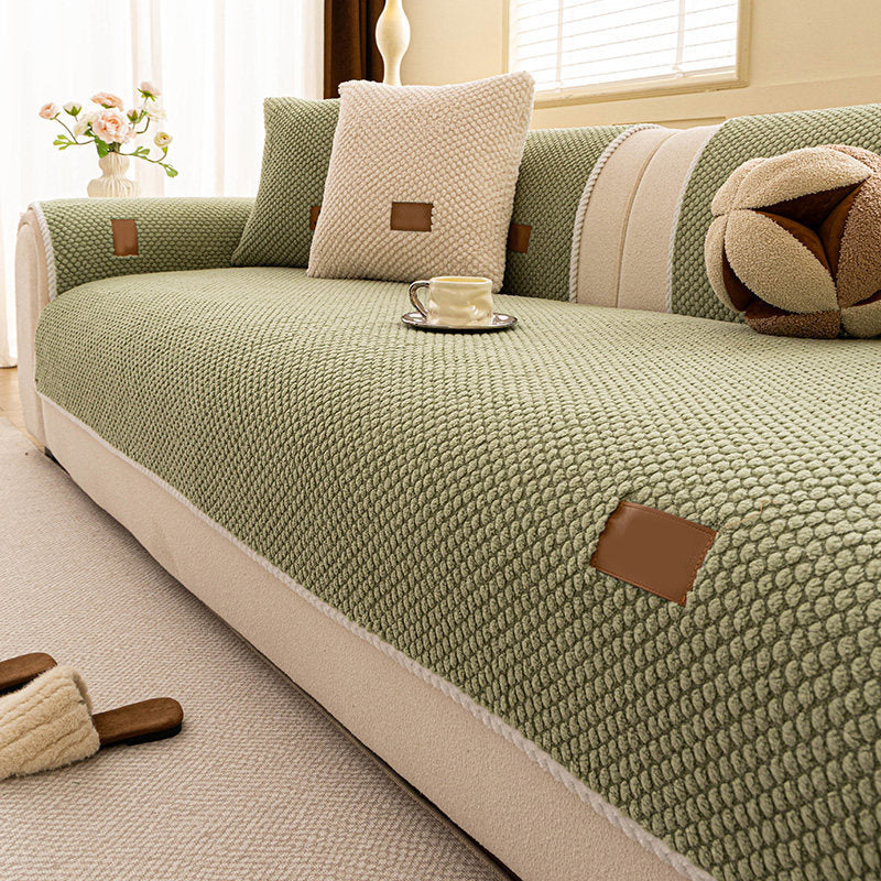 Thickened Non-Slip Sofa Cover – Ultra Soft, Washable, Scratch Resistant & Pet Friendly, 4 Colors 🛋️✨