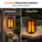 🔥🏮Must-have item for warm ambient vibes！✨️Solar Flickering Flame Lantern
