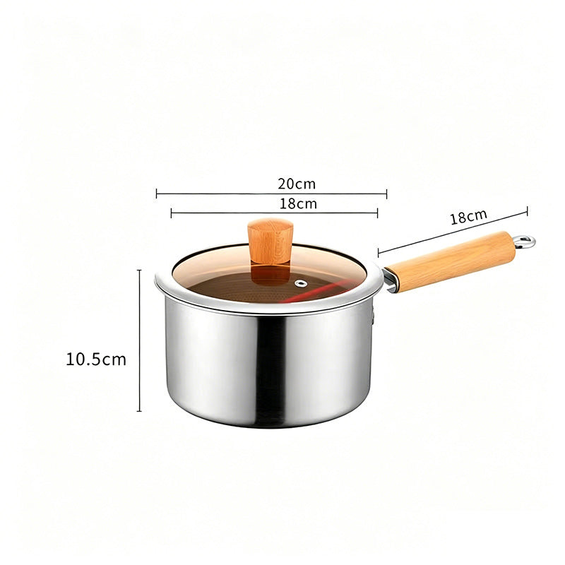 Stainless Steel Fryer Pot With Basket