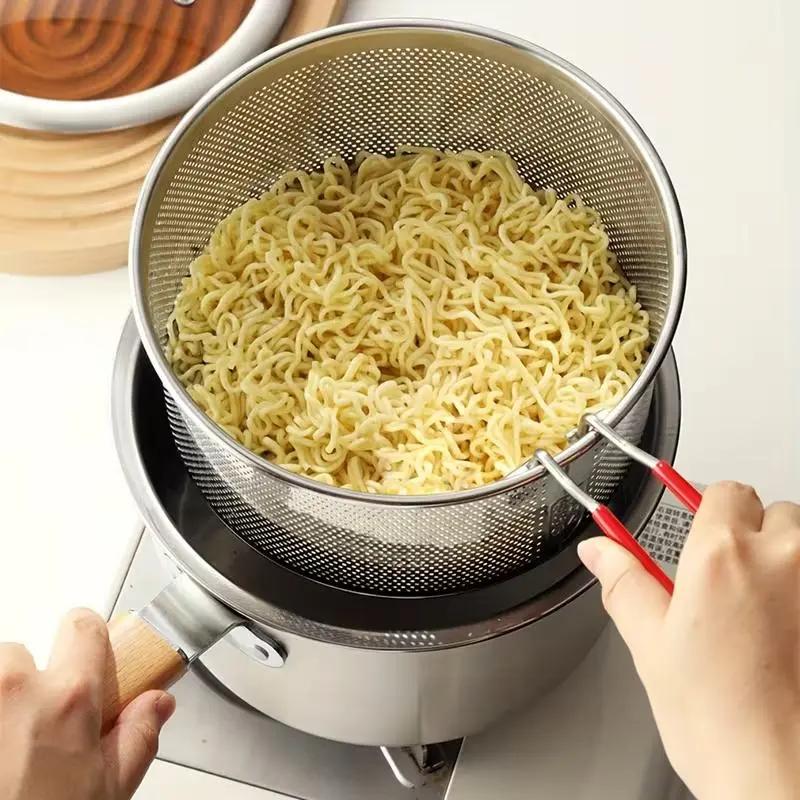 Stainless Steel Fryer Pot With Basket