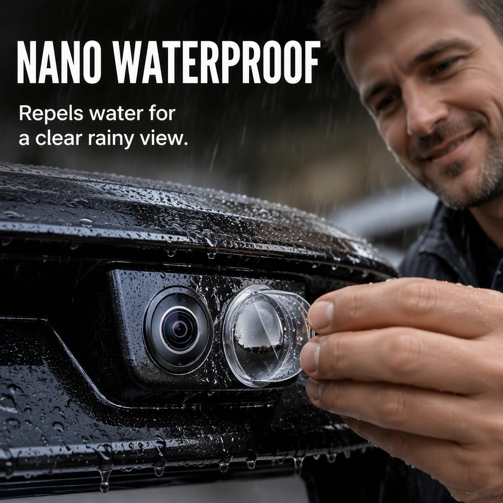 Protect Your Camera Lens Instantly! Water-Repellent HD Car Lens Cover