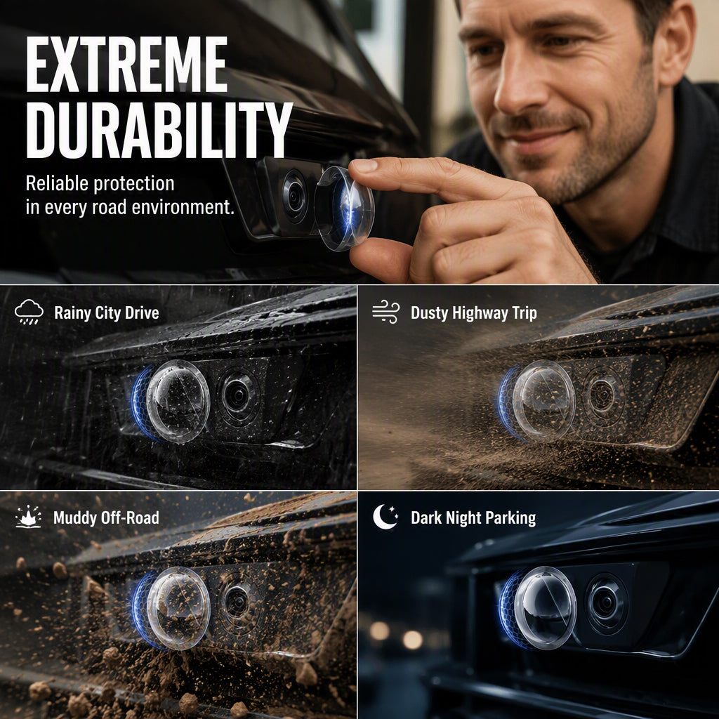 Protect Your Camera Lens Instantly! Water-Repellent HD Car Lens Cover