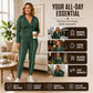 Women's Athletic Zip Up Hoodie & Leggings Set