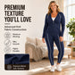 Women's Athletic Zip Up Hoodie & Leggings Set