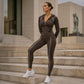Women's Athletic Zip Up Hoodie & Leggings Set