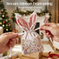Easter Bunny Velvet Gift Bag with Drawstring