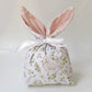Easter Bunny Velvet Gift Bag with Drawstring